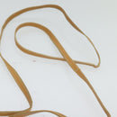 GUCCI Micro GG Supreme Shoulder Bag PVC Beige Gold Auth gh417-8