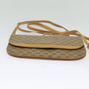 GUCCI Micro GG Supreme Shoulder Bag PVC Beige Gold Auth gh417-5