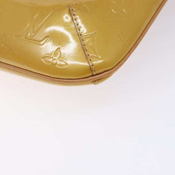 LOUIS VUITTON Monogram Vernis Thompson Street Bag Beige M91301 LV Auth gh427