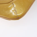 LOUIS VUITTON Monogram Vernis Thompson Street Bag Beige M91301 LV Auth gh427-16