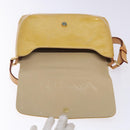LOUIS VUITTON Monogram Vernis Thompson Street Bag Beige M91301 LV Auth gh427-10