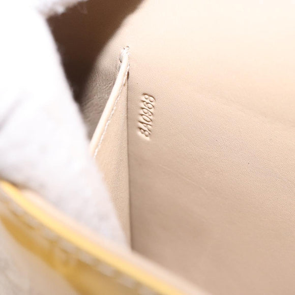 LOUIS VUITTON Monogram Vernis Thompson Street Bag Beige M91301 LV Auth gh427