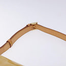 LOUIS VUITTON Monogram Vernis Thompson Street Bag Beige M91301 LV Auth gh427-8