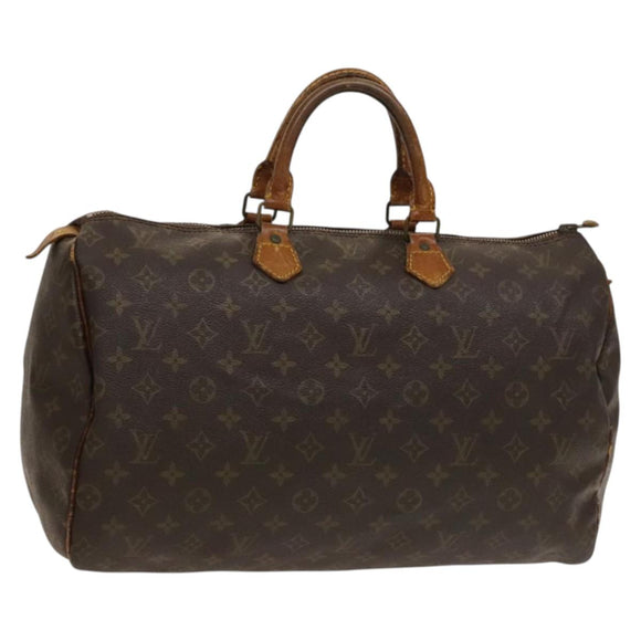 LOUIS VUITTON Monogram Speedy 40 Hand Bag M41522 LV Auth gh429