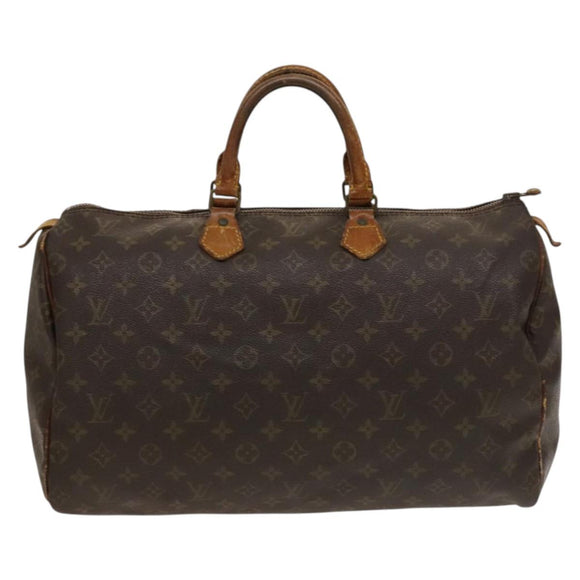 LOUIS VUITTON Monogram Speedy 40 Hand Bag M41522 LV Auth gh429