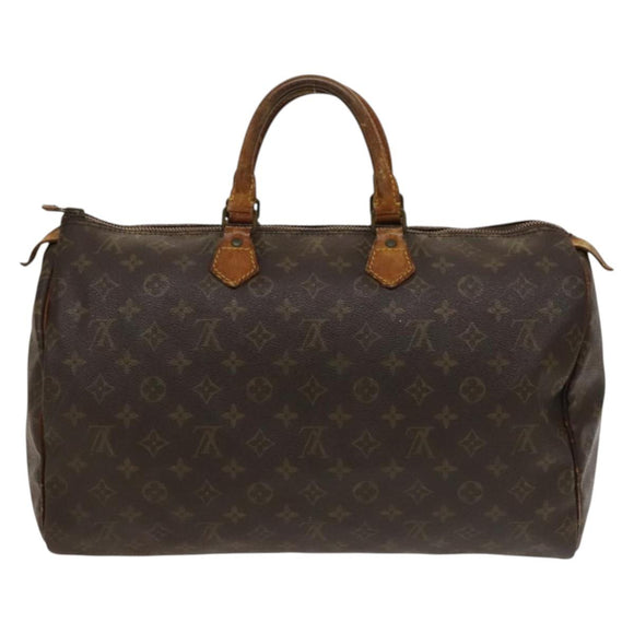 LOUIS VUITTON Monogram Speedy 40 Hand Bag M41522 LV Auth gh429
