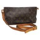 LOUIS VUITTON Monogram Trotteur Shoulder Bag M51240 LV Auth gh430-1