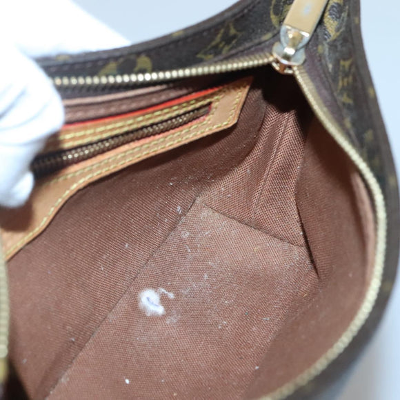 LOUIS VUITTON Monogram Trotteur Shoulder Bag M51240 LV Auth gh430
