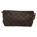 LOUIS VUITTON Monogram Trotteur Shoulder Bag M51240 LV Auth gh430-2