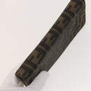 FENDI Zucca Canvas Wallet Leather 4Set Blue Brown black Auth gh433-11