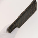 FENDI Zucca Canvas Wallet Leather 4Set Blue Brown black Auth gh433-12