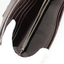 FENDI Zucca Canvas Wallet Leather 4Set Blue Brown black Auth gh433-15