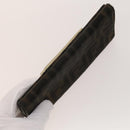 FENDI Zucca Canvas Wallet Leather 4Set Blue Brown black Auth gh433-20