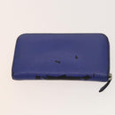 FENDI Zucca Canvas Wallet Leather 4Set Blue Brown black Auth gh433-26