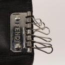 FENDI Zucca Canvas Geldbörse Leder 4er Set Blau Braun Schwarz Auth gh433-8