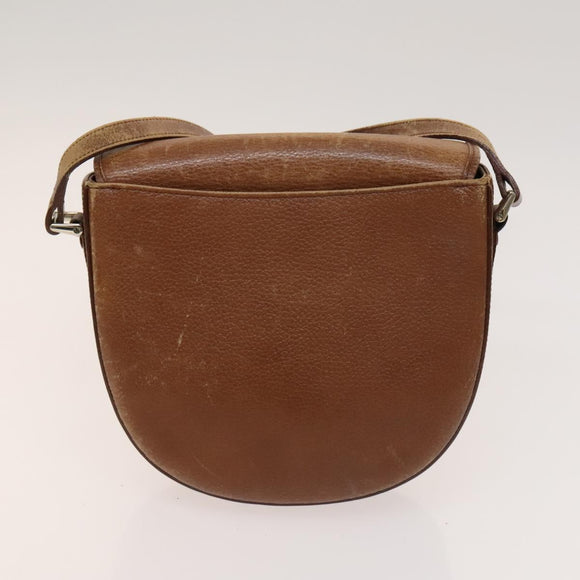 Burberrys Nova Check Schoudertas PVC Leer 2-delig Beige Bruin Auth gh436