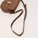 Burberrys Nova Check Schoudertas PVC Leer 2-delig Beige Bruin Auth gh436-5