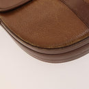 Burberrys Nova Check Shoulder Bag PVC Leather 2Set Beige Brown Auth gh436-8