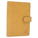 LOUIS VUITTON Epi Agenda PM Day Planner Cover Yellow R20059 LV Auth gh439-1