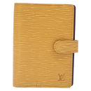 LOUIS VUITTON Epi Agenda PM Day Planner Cover Yellow R20059 LV Auth gh439-13