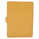 LOUIS VUITTON Epi Agenda PM Day Planner Cover Yellow R20059 LV Auth gh439-2