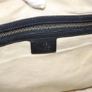 GUCCI GG Canvas Sherry Line Boston Bag Navy Red 247205 Auth gh440-20