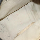 GUCCI GG Canvas Sherry Line Boston Bag Navy Red 247205 Auth gh440-10