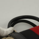 GUCCI GG Canvas Sherry Line Boston Bag Navy Red 247205 Auth gh440-14