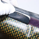 GUCCI Sherry Line Clutch Bag Suede Navy Red Auth gh444-12