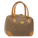 GUCCI Micro GG Supreme Hand Bag PVC Beige Gold 000 104 0030 Auth gh453-1