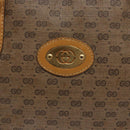 GUCCI Micro GG Supreme Hand Bag PVC Beige Gold 000 104 0030 Auth gh453-14