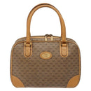 GUCCI Micro GG Supreme Hand Bag PVC Beige Gold 000 104 0030 Auth gh453-2