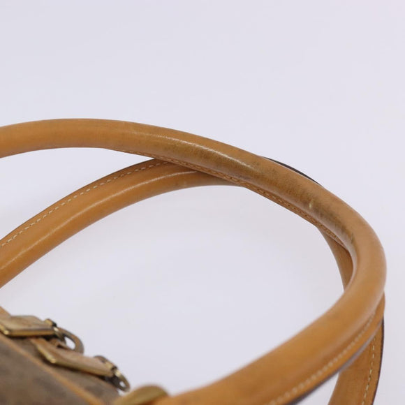 GUCCI Micro GG Supreme Hand Bag PVC Beige Gold 000 104 0030 Auth gh453