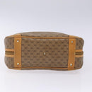 GUCCI Micro GG Supreme Hand Bag PVC Beige Gold 000 104 0030 Auth gh453-9