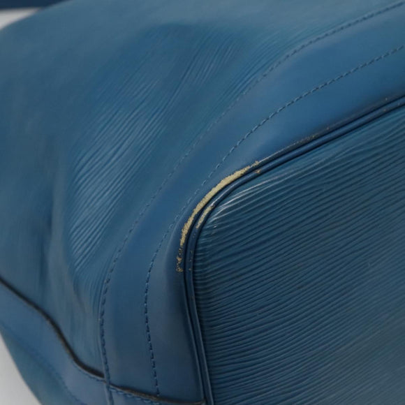LOUIS VUITTON Epi Noe Shoulder Bag Toledo Blue M44005 LV Auth gh458
