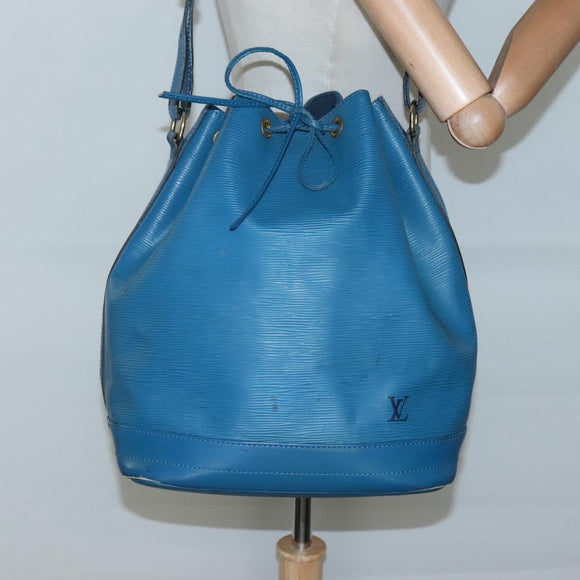 LOUIS VUITTON Epi Noe Shoulder Bag Toledo Blue M44005 LV Auth gh458