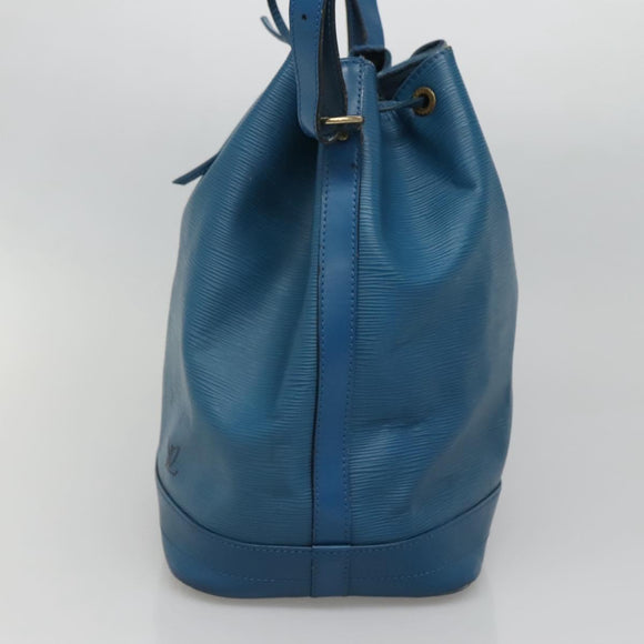 LOUIS VUITTON Epi Noe Shoulder Bag Toledo Blue M44005 LV Auth gh458