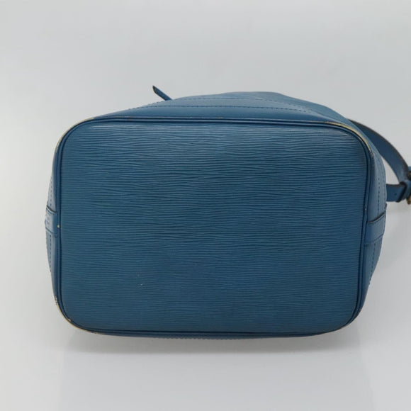 LOUIS VUITTON Epi Noe Shoulder Bag Toledo Blue M44005 LV Auth gh458