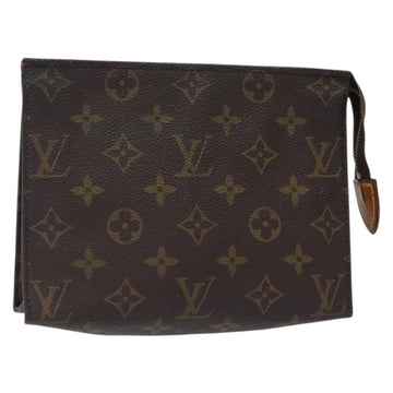 LOUIS VUITTON Monogram Poche Toilette 19 Pouch M47544 LV Auth gh466