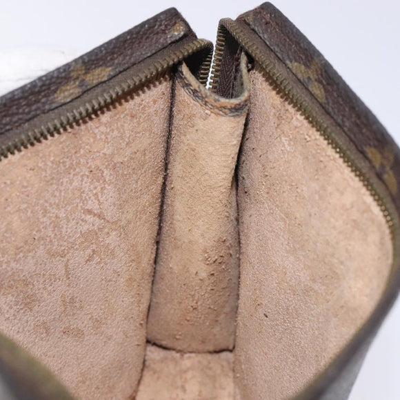 LOUIS VUITTON Monogram Poche Toilette 19 Pouch M47544 LV Auth gh466