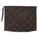 LOUIS VUITTON Monogram Poche Toilette 19 Pouch M47544 LV Auth gh466-2