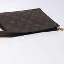 LOUIS VUITTON Monogram Poche Toilette 19 Pouch M47544 LV Auth gh466-5