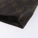 LOUIS VUITTON Monogram Poche Toilette 19 Pouch M47544 LV Auth gh466-14
