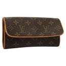 LOUIS VUITTON Monogram Pochette Twin PM Shoulder Bag M51854 LV Auth gh468-1