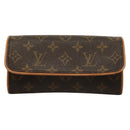 LOUIS VUITTON Monogram Pochette Twin PM Shoulder Bag M51854 LV Auth gh468-13