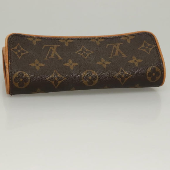 LOUIS VUITTON Monogram Pochette Twin PM Shoulder Bag M51854 LV Auth gh468