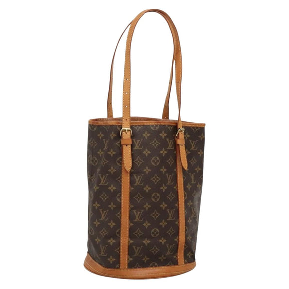 LOUIS VUITTON Monogram Bucket GM Shoulder Bag M42236 LV Auth gh479