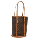 LOUIS VUITTON Monogram Bucket GM Shoulder Bag M42236 LV Auth gh479-1