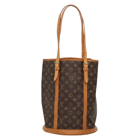 LOUIS VUITTON Monogram Bucket GM Shoulder Bag M42236 LV Auth gh479
