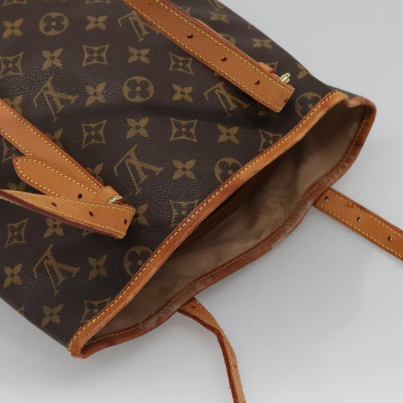 LOUIS VUITTON Monogram Bucket GM Shoulder Bag M42236 LV Auth gh479